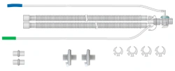 Respiratory devices for joint use with anaesthetic and resuscitation equipment, version: p
