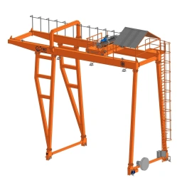 Electric gantry cranes with lifting capacity up to and including 400 tonnes