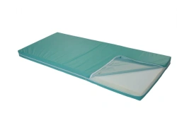 Mattress covers made of cotton and mixed fabrics, including polyurethane, polyvinylchloride coated, glue type fabrics
