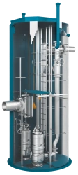 Sewerage pumping station