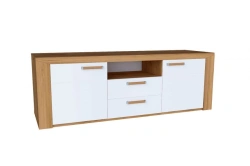 Lacosta LD.673070.000 TV cabinet (Golden Oak/Grey gloss )