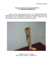 Tibia prosthesis PH3-14