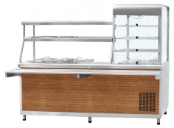 Refrigerated display counter universal refrigerated marmite PVCM-70KMU left kashir