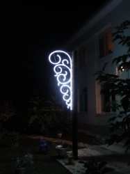 LED console (LED panel) "Vintage" - decorative street lamp on brackets (modifications 220V, 24V,12V),