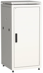 LN35-28U68-M ITK Network cabinet 19" LINEA N 28U 600x800 mm glass front door, metal front door grey