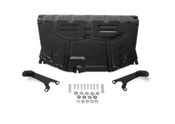 Crankcase protection + fixing kit, RIVAL, Steel, Kia Seltos 2019-, V - 2.0/1.6 (123 hp); front-wheel drive/KIA Soul 2019-, V - 1