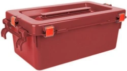 Container for collection, storage, preliminary disinfection and disinfection of consumables MK-04 according to TU 9398-001-44941