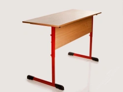 Pupil's table adjustable STOR2-4, STOR3-5, STOR4-6 (height group adjustment 2,3,4 / 3,4,5 / 4,5,6) Two-seater flat round table