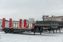 Semi-trailer SAV 931822-0000060-B1...B3 (suspension: spring, working brake system with ABS), with hydraulic gangways