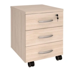 Rolling 3 drawer cabinet with lock "Style" (420x530x580) LDFB 16mm