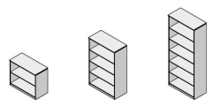 Shelving unit. Furniture set "On Top"