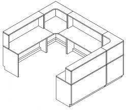 Desk-barrier-working PM-12