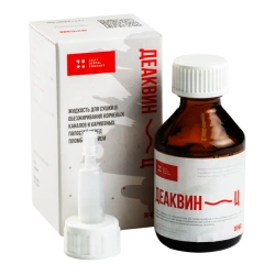 DEAQUIN-C liquid for drying and degreasing of root canals and carious cavities before filling, 30 ml
