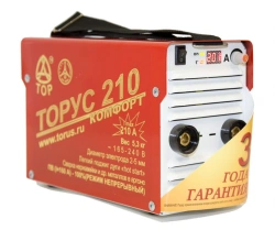 Welding machine TORUS 210 165-265V PV 50% 6.6KWT 300x186x125MM