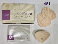 Breast (breast) exoprosthesis based on silicone gel, model 481