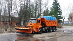Universal road machine SDK-65115K of modification 59367C on the basis of KAMAZ 65115-A5, 65115-50, 65115-5H vehicle.