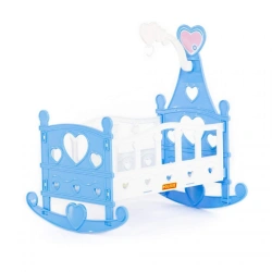 Assembled Rocking Crib for Dolls No. 3 (8 pieces) (in a bag), item 62079