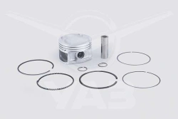 PISTON WITH PISTON PIN, WITH PISTON AND RETAINING RINGS SET 409.1004018-105-05