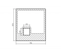 Left side window glazing unit 429260-5403303-03SB