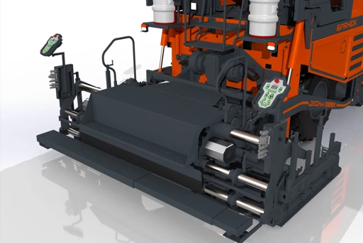 Wheel-Mounted Asphalt Paver for Road Construction ASF-K-2-07-1
