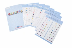 Palette. Cards "Russian language 1st grade".