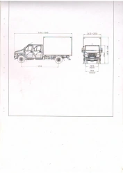 Motor vehicle modification 3897NF on GAZ-S41RB3 base chassis