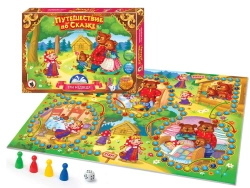 Board game. Travelling by the fairy tale "Three Bears".