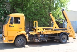 Special bunker truck with portal loading, modification 3957K4, without TCU, on KAMAZ chassis, modification 4308-G5.