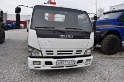 Special flatbed truck on chassis ISUZU NPR75L-H, NPR75L-K, NPR75L-L, NPR75L-M. Mark GIRD. Type 5765N. Modification 5765N-