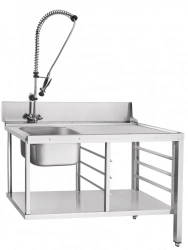 Prewashing table SPMP-6-3 on 4 legs