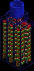 Mineral screw separator SCM. Analogue of MG, HG, HC, VHG, FM, WW.