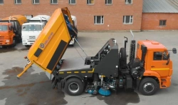 Vacuum sweeping machine BCM-279 on chassis KAMAZ 53605