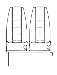 Passenger seat PS05.6840.004-21.2K-300