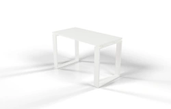 Straight work desk with metal supports Smart SR3