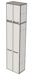 Wardrobe Type 1 tall cupboard