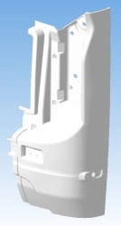 Right-hand corner rear panel assembly 320435-04-5601016
