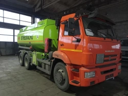 Refuelling truck ATZ-13,5, type TK364010 (modification 4693C1) on KAMAZ chassis KAMAZ-018/2011/TRCU-3axle-102