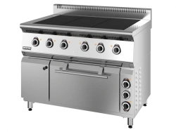 Electric cooker PE67Zh-02 (with oven, completely made of stainless steel, with air duct)
