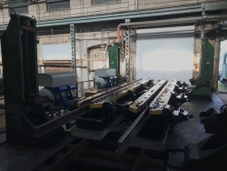 Wagon retarder with pneumatic chambers of KNZ-3pk type drawing No. 19.094.000.000 (ZHB)