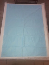 Blanket of nonwoven material disposable, sterile