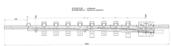 Frame rail with a shank of P65 type 1/7 (project MSZ.8326.01.000/-01)