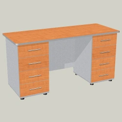 Two-desk writing desk model STD-5