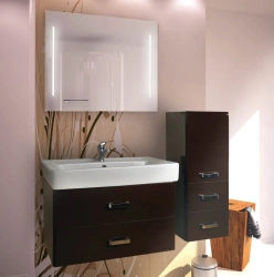 Cabinet under sink Aquaton Amerina 80 dark brown 1A137701AM4301.A137.7.01A.M43.0