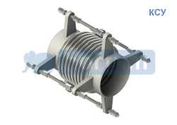 KSU - universal bellows compensator with couplers; DN from 65mm to 1200mm; working pressure: 16 and 25 bar