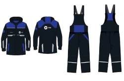 Men's suit for protection against low temperatures Worker art.TMX042