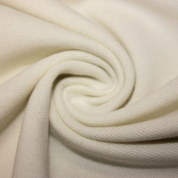 Bleached cotton knitted fabric lacoste 100% cotton