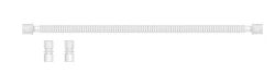 Medical breathing contour of single-use non-sterile according to TU 32.50.21-001-03741033-2021, variant of execution: Complete