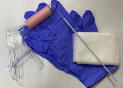 Set of gynaecological articles for cervical and vaginal sampling disposable sterile sterile "Femina®" with mirror L and sph.