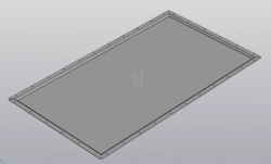 Aluminium cover RSBG.735412.001
