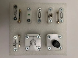 Extension Kit to the Engineering Education Kit. Semiconductor elements (to "Educational-engineering set with a raster panel for